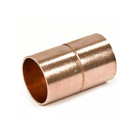 Thrifco Plumbing 1 Inch Copper Coupling with Stop 5436080